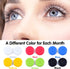 Elcoho 24 Pack Contact Lens Cases Contact Lens Holder Box Left/Right Eyes Contact Lens Container, 6 Colors...