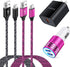 Android Moto Phone USB C Fast Charger for Moto G Fast/G Power/G Stylus/G Pro/G Play,One 5G UW ace/razr/Edge+,G7 Plus/Power/Play,X4 Z Z2 Z3 Z4,QC3....
