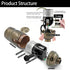 Lamp Rewire Kit, 10 Foot Matching Cord, 3 Way Socket and Essential Hardware, Table and Floor Lamps Socket Replacement, Rewire and Repair, DIY Ligh...