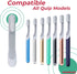 8 Packs for Quip Toothbrush Replacement Heads with Soft Bristles, Compact & Flexible, Head Refill Fit for Quip Toothbrush Heads, Compatible with Q...