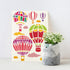Hot Air Balloon Stencil A4 Size Wall Stencils for Painting for Crafts Reusable Painting Drawing Templates DIY Cloud Stencils for Painting on Wood ...