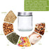 6 Pack 16 oz Glass Jars With Lids, Glass Kitchen Canisters Cabinet, Pantry Organization, Food Storage Jars for Flour, Sugar, Coffee, Candy, Snacks...