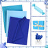 30 Sheets Blue Tissue Paper for Packaging Gift Bags Decoration, Gift Wrap Tissue Paper Bulk for Weddings Birthday DIY Project Christmas Independen...
