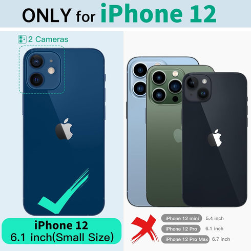 Beeasy for iPhone 12 Waterproof Case (6.1") Compatible with MagSafe - 360 Degree Outdoor Protective Case iPhone 12 Magnetic Phone Case, Armored Ca...