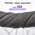 3 Pack Microfiber Hair Towel Wrap for Curly Hair, Super Absorbent Hair Drying Towel for Women, Kids, Hair Care Accessories, Hair Turban for Wet Ha...