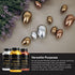 GRANOTONE Acrylic Venezia Metallic Colour | 200 ML (24 Carat Gold) | DIY/Craft | Water-Based | Non-Toxic | Shimmering Effect | Pro Artists, Hobby ...