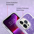 Coolwee Clear Glitter Compatible iPhone 13 Pro Case Slim Protective Phone Cover Shiny Sparkle Women Girls Compatible with iPhone 13 Pro 6.1 inch S...