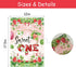 Strawberries Sweet One Garden Flag - Fruit Sweet Summer Yard Flag - First Birthday House Flag Yard Banners - Welcome Summer Strawberry Holiday Por...