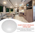 Dream lighting RV Lights LED Dome Light with Push Button 12v Interior Ceiling Light 3500K White Lighting for RV Trailer Boat, 4.5 inch 5.4 watts, ...