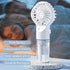 Portable Fan with Mist, Personal Mini Fans Portable Rechargeable, Misting Fans Handheld for Travel, Office, Outdoor...