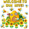 Adduster Bee Bulletin Board - Spring Bulletin Board Decor Sunflower Cutout Set Bee Hive Cutout Bulletin Board for Classroom Walls Bulletin Board K...