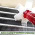 5 Piece Air Conditioner Fin Cleaner Set: Includes 3 Fin Straightening Combs and 2 Coil Cleaning Brushes - Perfect for Air Conditioner, Refrigerato...