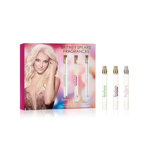 Britney Spears Fantasy Coffret, includes Fantasy, Intense Fantasy, Fantasy Sheer, Spray Pen 3 Piece Set, 0.33 fl oz each...