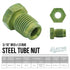 4LIFETIMELINES Steel Tube Nut, M10 by 1.0 Bubble, 3/16 Inch, 10 per Bag...