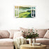 Mountain View Wall Stickers 3D Fake Window Wall Stickers Nature Scenery Wall Stickers Murals Removable Landscape Wall Decals Peel and Stick Remova...