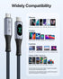 SOOPII USB 4 Cable with LED Display,Supports 8K Video,Max 40Gbps Data Transfer,240W USB C to USB C Charging Cable,Compatible with lPhone 15,MacBoo...