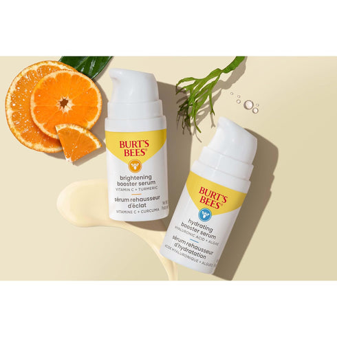 Burt's Bees Hyaluronic Acid Face Serum, Hydrates & Boosts Skin Naturally for Smoother, Glowing Skin Tone, Lightweight, with Algae - Hydrating Boos...