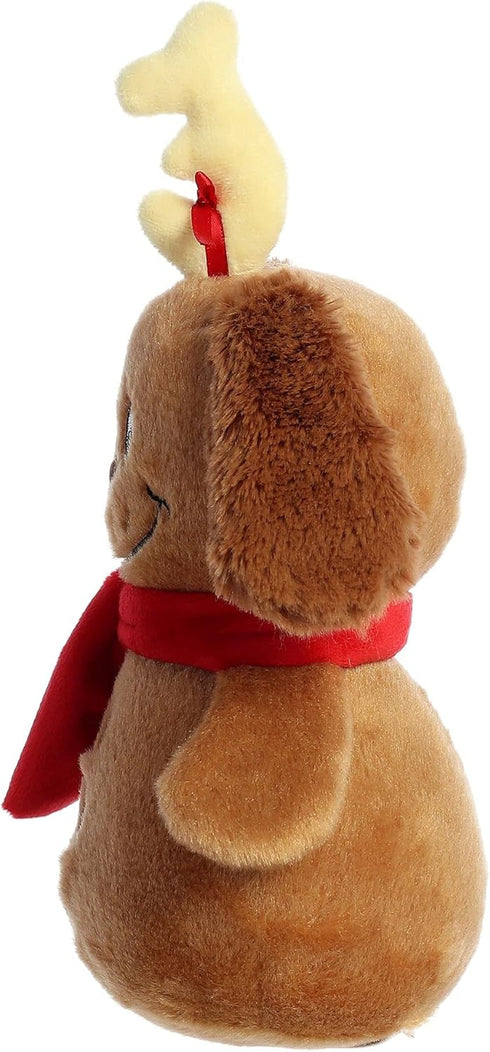 Aurora® Whimsical Dr. Seuss™ Max Snowman Stuffed Animal - Magical Storytelling - Officially Licensed - Brown 8 Inches...