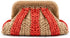 Colorblock Straw Clutch Purses Straw Crossbody Bags for Women Woven Purse Straw Beach Handbags Cloud Dumpling Pouch...