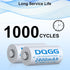 16340 Rechargeable Battery 2800mAh Button Top 4 Pack 3.7Volt 16340 Batteries for Headlamp Flashlight...