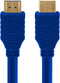 Cmple - HDMI Cable 10FT High Speed HDTV Ultra-HD (UHD) 3D, 4K @60Hz, 18Gbps 28AWG HDMI Cord Audio Return 10 Feet Blue...