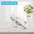 Desk Fan Battery Rechargable Fan, Ultra Quiet Small Portable Fan, 2600mAh 180°Foldable Portable Personal Fan 3 Speeds Adjustable Fan with USB and ...