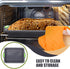 Hemoton Silicone Baking Sheet Tray Pan Nonstick Bakeware Cookie Sheet pan Rectangular Cake Pan Broiler Pan with Silicone Handle for Oven...
