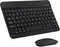 Ultra-Slim Bluetooth Keyboard and Mouse Combo Rechargeable Portable Wireless Keyboard Mouse Set for Apple iPad iPhone iOS 13 and above Samsung Tab...