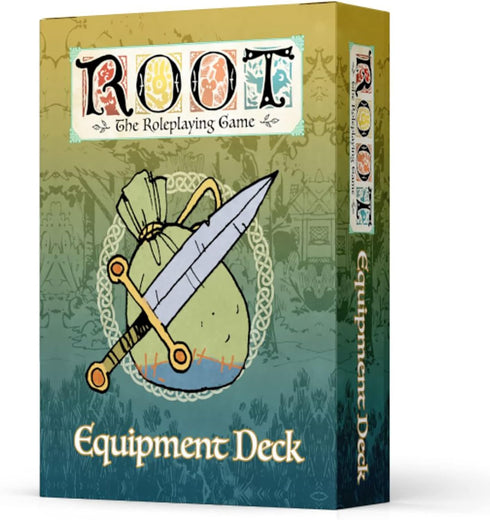 Magpie Games Equipment Deck - Root: The Roleplaying Game expansion, 55 cards, weapons and equipment with stats, traits, and full-color original ar...