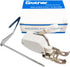 HONEYSEW Open Toe Walking Foot W/Guide for Brother Sewing Machine Quilting and Sewing Stitch Through Multiple Layers...
