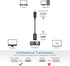 4K DisplayPort (DP) to HDMI Adapter, Uni-Directional Gold-Plated Display Port Computer to HDMI Screen Converter (Male to Female) Compatible with H...