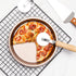 Nonstick Pizza Pans Aluminum Pizza Pan Professional Premium Deep Dish Non-Stick Bakeware for Home Kitchen Bakeware Bread Cake Handmade Golden 9 in...