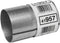 Walker 41957 Exhaust Pipe Connector 2.5" Inlet (ID) 2.5" Outlet (ID)...