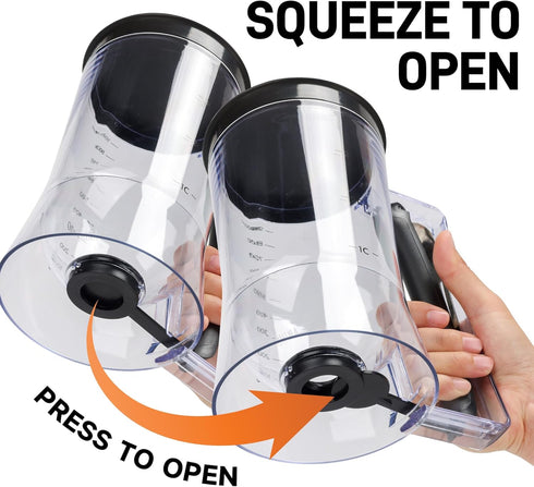 Fungyand Pancake Batter Dispenser - 4 Cups Complete Batter Dispenser Set with Muffin Rings, Spatula - Ideal Baking Tools for Pancakes, Cupcakes, W...