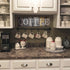 Rustic Farmhouse Kitchen Decor Sign Printed Wall Hanging Coffee Bar Plaque by 16x5 inches...