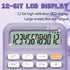 Mechanical Switch Calculator,12 Digits,Large LCD Display,Purple Desktop Calculator Big Buttons,Cute Calculator,Aesthetic calculator for office,sch...