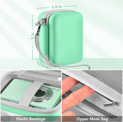 Leayjeen Digital Camera Case Compatible with Lecran/CAMKORY/IWEUKJLO/VAHOIALD/uikicon/jckduhan/akjjhfue FHD 1080P 44MP Point Digital Camera,Compac...