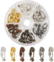 KISSITTY 36pcs/Box 6 Colors Brass Stud to Clip on Earring Converter 19x6mm for Non-Pierced Ears...