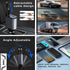 Retractable Car Charger, 4 in 1 Fast Charge Car Phone Charger 100W, Retractable Cables(2.6ft) for iPhone & Type-C, Cigarette Lighter Adapter for i...
