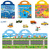 Reusable Sticker Book for Learning, 3 Sets Dinosaur Stickers Ocean Animals and Vehicles Theme Activity Sticker Books for Kids 3+ Girls Boys Travel...