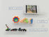 12 inch Transparent Acrylic Wall Mounted Toy Display Stand,Mini Doll/Toy Storage Rack Key Rack, Picture Book, Small car Collection, Acrylic Small ...