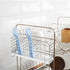 Utensil Holder, Stainless Steel Utensil Drying Rack,3 Divided Compartments Cutlery Holder With Hook for Kitchen, No Drilling...