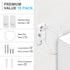 Furniture Anchors (16 Pack) for Baby Proofing Anti Tip Furniture Anchors Kit, Cabinet Wall Anchors Protect Toddlers from Falling Furniture, Adjust...