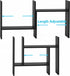 Desktop Bookshelf Storage Organizer Adjustable Wood Desktop Display Shelf Rack Counter Office Storage Rack Top Bookcase - Free Style Display Natur...