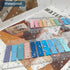 3800 PCS Sticky Tabs Page Markers Sticky Index Tabs, DaKuan Transparent Sticky Notes with Ruler for Page Marking, Document categorization, Index M...