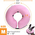 BENCMATE Protective Inflatable Collar for Dogs and Cats - Soft Pet Recovery Collar Does Not Block Vision E-Collar (Medium, Pink)...