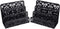 EasyPAG Desk Mail Organizer 2 Pack Office Small Letter Sorter Desktop File Organizer with 3 Vertical Upright Compartments, Black...