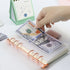 5pcs A6 Clear Binder Cash Envelopes, A6 Insert with 2 Pockets for Budgeting Money,Binder Pockets Index Envelopes for 6 Ring Budgeting Binder Inser...