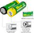 JINTION Rechargeable Ni-MH AA Batteries, Double A High Capacity 1.2V Pre-Charged 600mAh Battery for Solar Lights, String Lights, Remotes, Wireless...