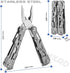 Multitool, 15-in-1 Stainless Steel Multi Tool, Folding Pocket Plier with Nylon Sheath, Perfect for Outdoor, Survival, Camping, Hiking, Simple Repa...